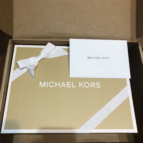 michael kors gift card|Michael Kors empty gift box.